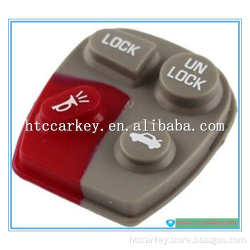 Best quality car key shell or cover for GMC 4 Button Remote Rubber Pad with Word "Lock" and "Unlock"